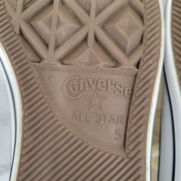 Converse Clear Plastic PVC Sneakers Women's Size 7 - Picture 3 of 14